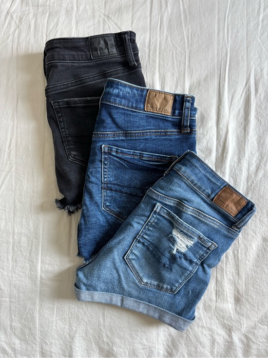 American Eagle Outfitters Pants - BUNDLE 3 American Eagle Stretch High Waist Denim Shorts US 4